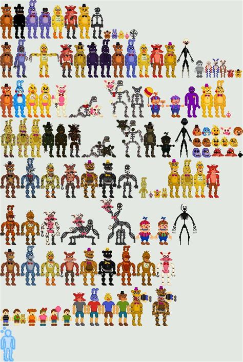 Five Nights At Freddys Pixel Art Pixel Art Five Nights At Freddys