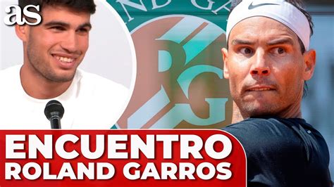 ALCARAZ Me gustaría JUGAR con NADAL en PARÍS pero no 1º RONDA