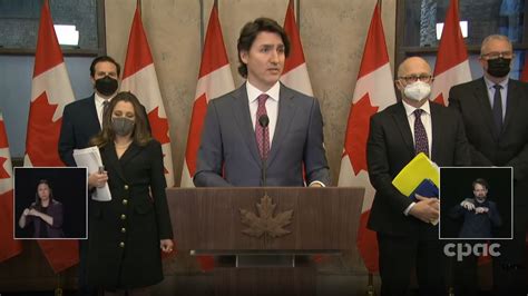 PM Trudeau Speaks With Reporters After Invoking Emergencies Act