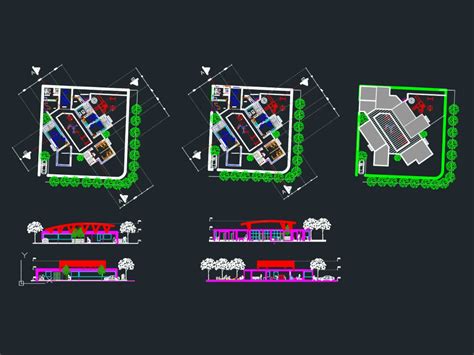 Kindergarten In Autocad Download Cad Free 28 Mb Bibliocad