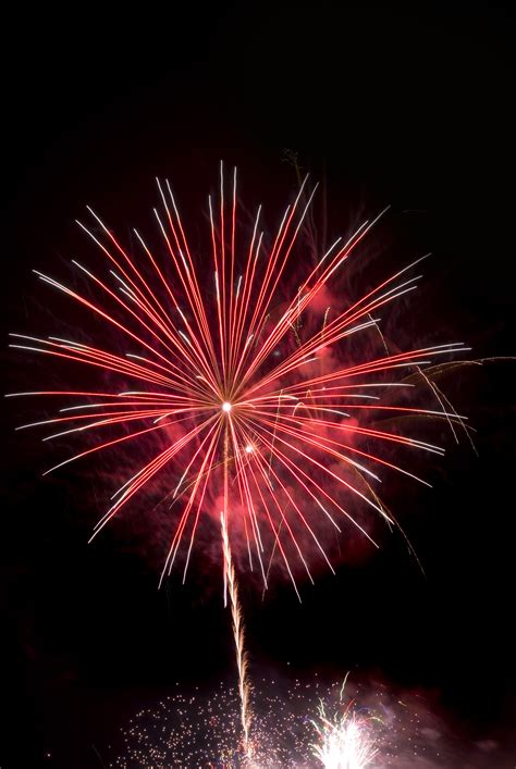 Photo of Red firework rocket | Free christmas images