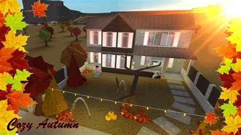 🍂BLOXBURG l🍂 Cozy Autumn Home 🍂l 48k l Roby0o🍂 - YouTube