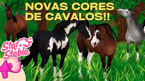 Sso Chegaram Novas Cores De Cavalos No Star Stable Online Youtube