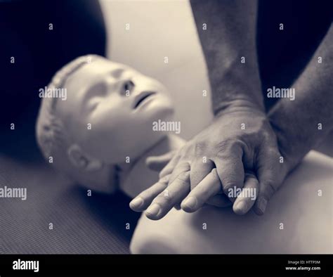 Cpr First Aid Training Concept Stock Photo Alamy