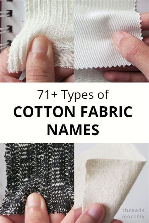 Different Types Of Cotton Fabric Names Sewing Tips For Beginners