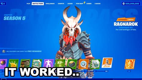 I Unlocked Every Old Battle Pass In Chapter Fortnite Battle