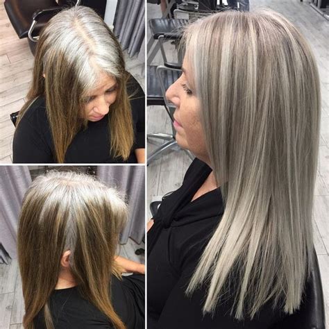 Spice Up Gray Hair with Highlights – A Great Look for Every Woman | Hair highlights, Grey hair ...