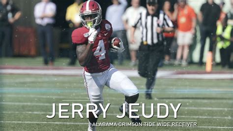 Nfl Draft Prospect Profile Alabama Wr Jerry Jeudy