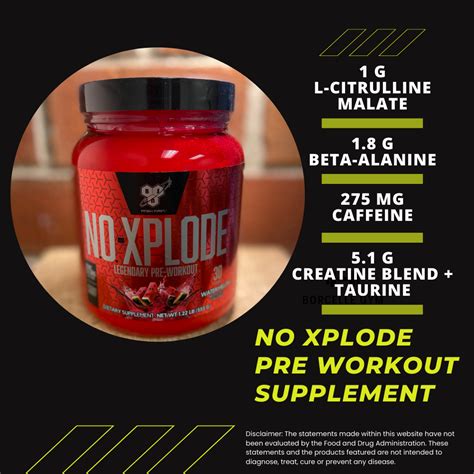 N.O-Xplode Pre Workout Drink Supplement Review – Brainz