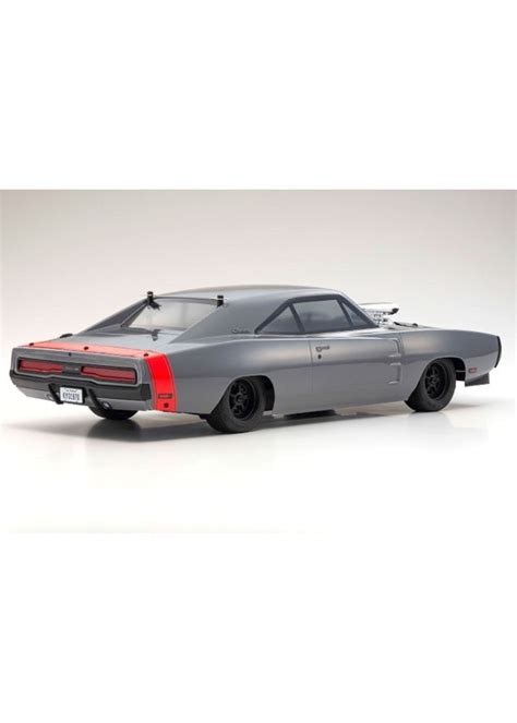 Kyosho 34492t1 110 Fazer Mk2 1970 Dodge Charger Ve Supercharged Gray