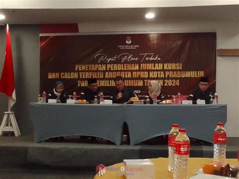 Kpu Kota Prabumulih Gelar Hasil Rapat Pleno Anggota Dprd Terpilih