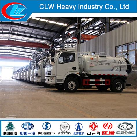 Dongfeng Cbm Vacuum Sewer Cleaning Sucking Trucks China Vacuum Truck