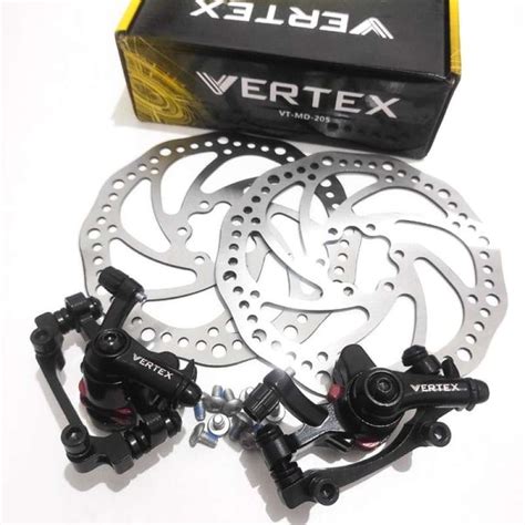 Jual Disc Brake Caliper Vertex Vt Md 205 Rem Sepeda Cakram Mekanik Dan