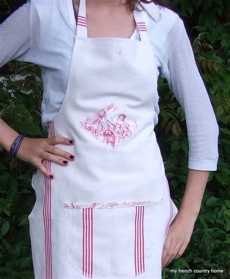 French Vintage Linen Apron