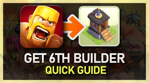 How To Get 6th Builder In Clash Of Clans Easy Guide Youtube