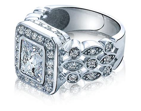 Ainsley 7 Carat Radiant Emerald Cut Bezel Set Cubic Zirconia Halo Pave