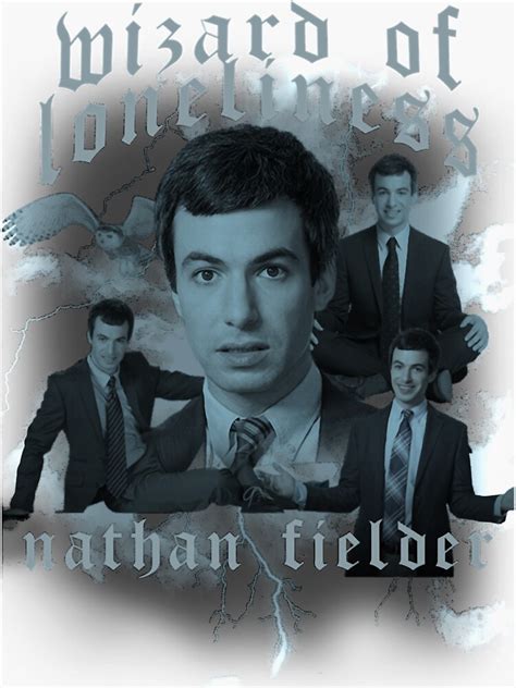 Nathan Fielder Wizard Of Loneliness Nathan For You Tee Sticker For