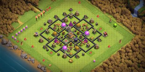 2022 Coc Th8 Base Layout With Layout Copy Link Base Of Clans