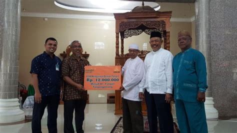 Bank Mandiri Syariah Alirkan Berkah Ke Masjid Al Furqon Tribunbatam Id