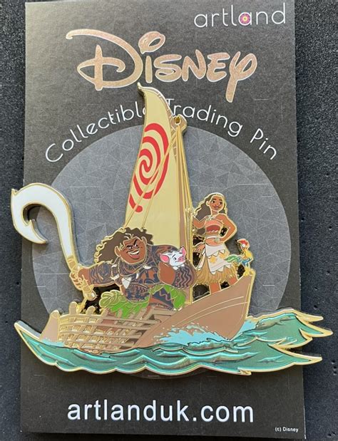 Moana Wayfinder Maui Disney Pins By ArtLand Disney Pins Blog