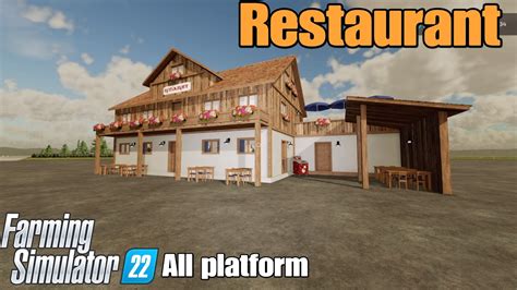 Restaurant FS22 Mod For All Platforms YouTube