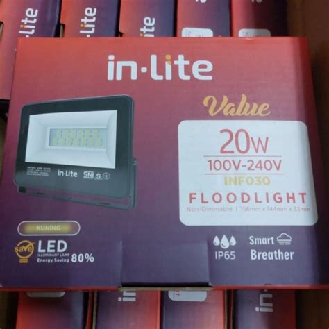 Jual Lampu Sorot Taman Inlite In Lite 20w 20 Watt INF030 Floodlight