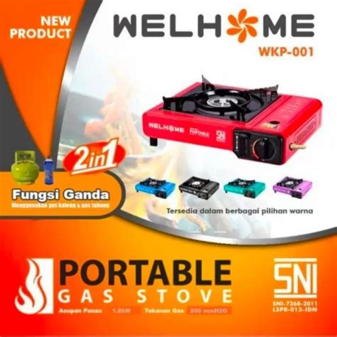 Kompor Gas Portable 2in1 Kompor Myvo Kompor Omicko Kompor Welhome SNI