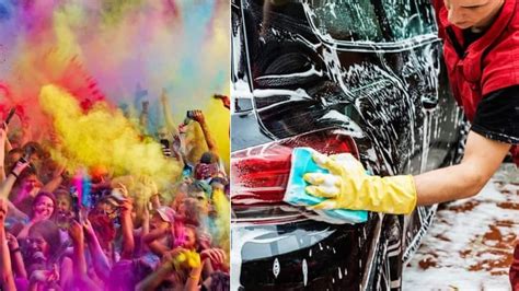 How To Clean Your Car After Holi Top 5 Tips And Tricks Car News