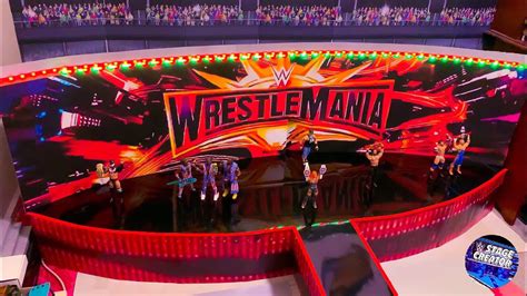 Wwe Wrestlemania Action Figure Stage Youtube