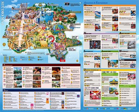 Universal Studios Japan Map