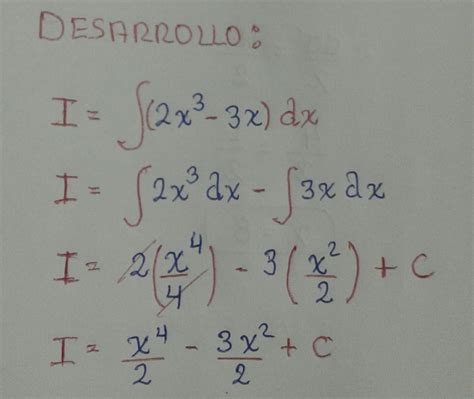 Cual Es La Integral De La Siguiente Funcion X X X D Brainly Lat