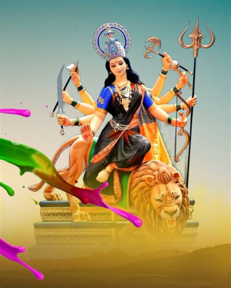 🔥happy Durga Puja Navratri Editing Background For Cb Pngbackground