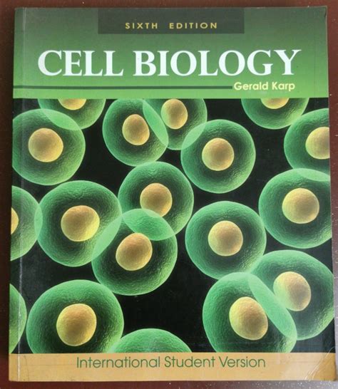 Cell Biology 6th Edition Gerald Karp Hobbies Toys Books