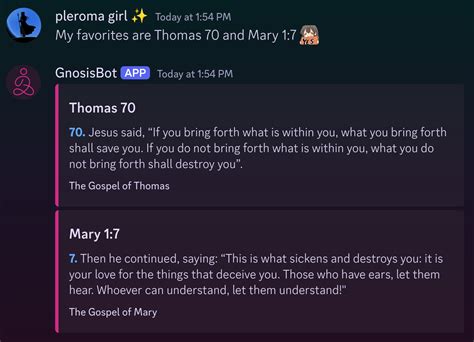 GnosisBot | Other Gospels For Discord