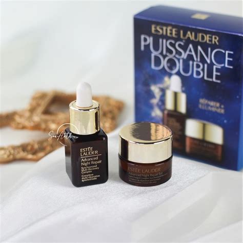 Set Estee Lauder 2 MÓn Mini Power Pair Serum Anr 7ml Kem MẮt Anr 5ml Bicicosmetics