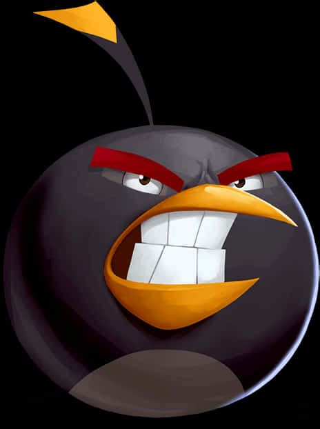 Download Angry Birds Black Bird Character