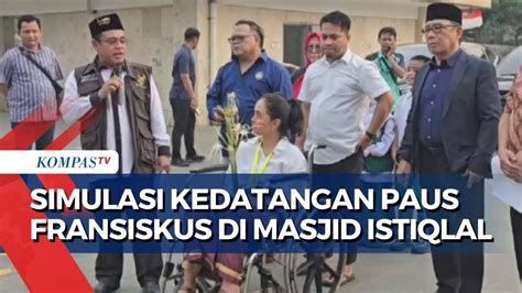 Jelang Kedatangan Paus Fransiskus Ke Indonesia KWI Gelar Simulasi Di