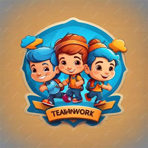 Premium Vector Teamwork Cartoon Vector Background