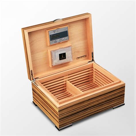 Cigar Box Large Capacity Cedar Wood Cigar Humidor Case