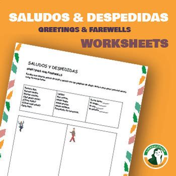 Saludos Y Despedidas Worksheets By Lingualcoach TPT