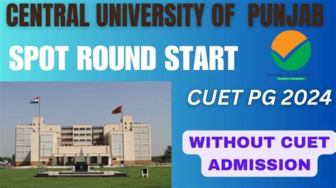 Spot Round Cupb Pg Spot Admission 2024 Central University Of