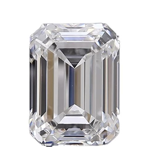 Hpht 2 01ct D Color Vvs1 Clarity Cvd Emerald Cut Diamond Lab Grown