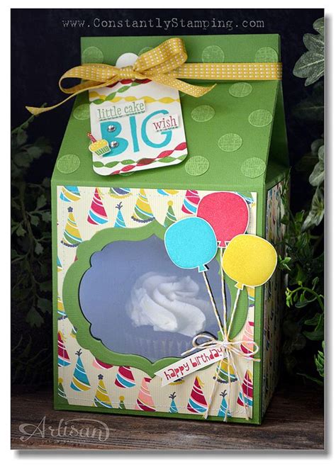 Constantly Stamping Artisan Wednesday Wow Big Wish Cupcake Box And A