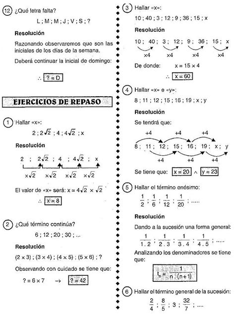 Ejercicios Resueltos De Sucesiones Y Series Num Ricas