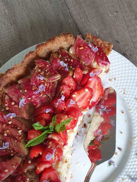 FloViCook Tarte Fraises Et Rhubarbe