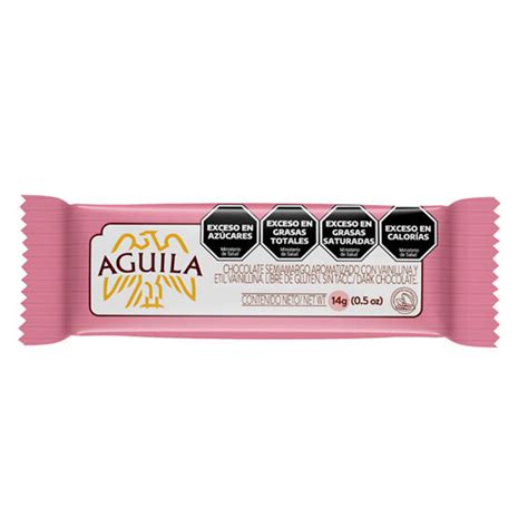 Barrita De Chocolate Aguila Semiamargo Arcor En Casa