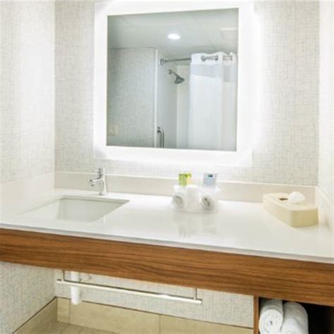 Bath vanities for Holiday Inn Express hotel by IHG