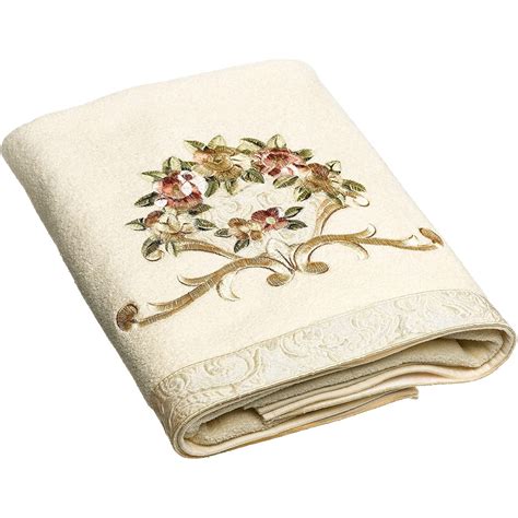 Avanti® Rosefan Bathroom Collection Natural Bath Towel