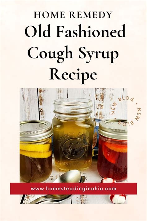 How To Make Cough Syrup Three Easy Recipes Recipe Cough Syrup