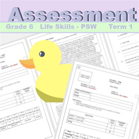 Grade Life Skills Term Psw Assessment Teacha